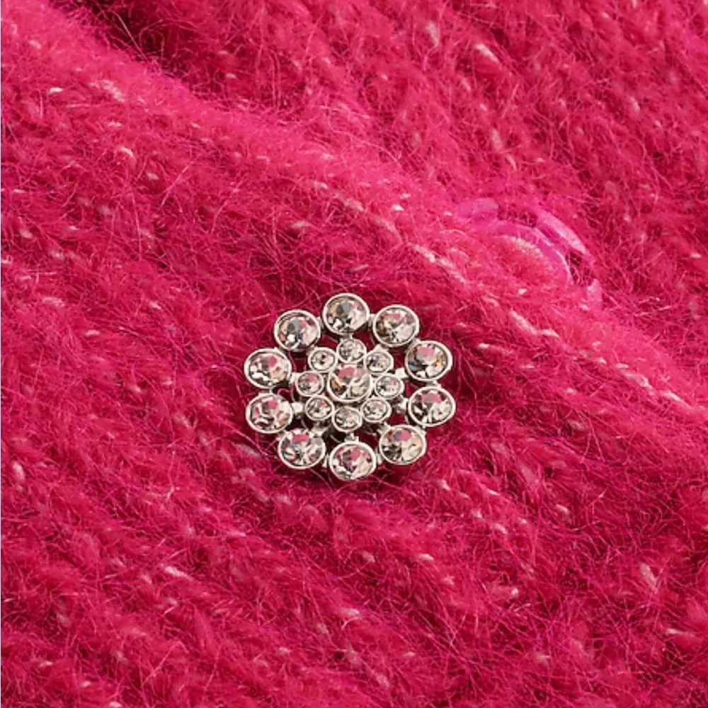 🆕Express Fuchsia Cowl Neck Sweater - Picture 6 of 7